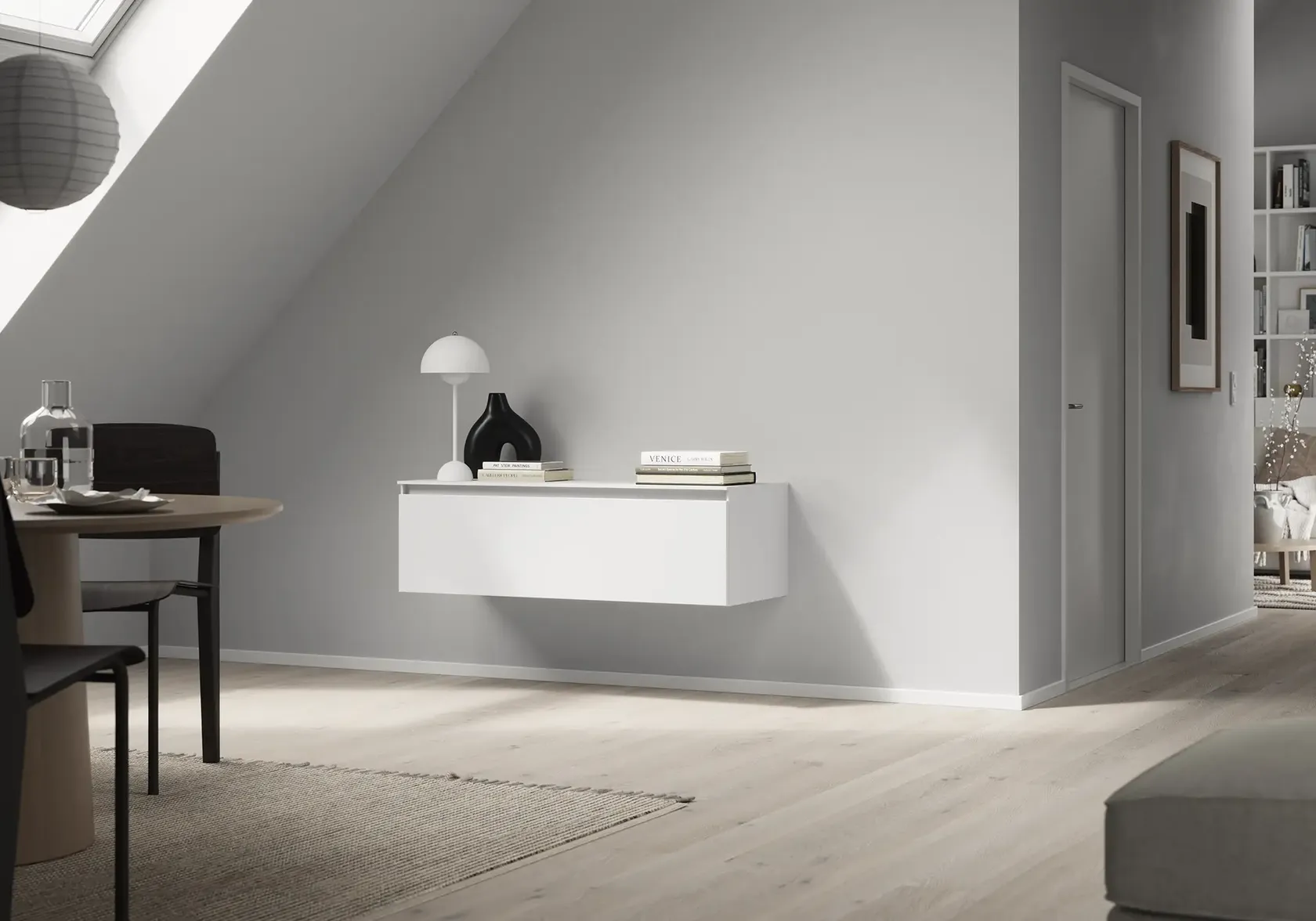 Ixina Meuble Blanc alpin 120 cm 0